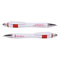 A&E Agency Mika White Pen With Red Trim