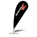 Tear Drop Flag Banner - Black