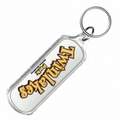 Lozenge Acrylic Keyring