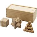 3 Piece Wooden Brainteasers