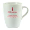 A&E Agency White Marrow Mug