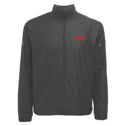 Callaway Full Zipped Bonded Fleece Jacket in Black