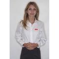 Kustom Kit Ladies Long Sleeve Oxford Shirt in White