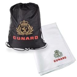 Prize Towel Microfibre & Pool Bag Cunard - Carton of 50 units