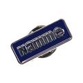 Nammo Pin Badge Silver/Navy Blue