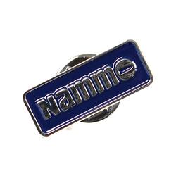 Nammo Pin Badge Silver/Navy Blue