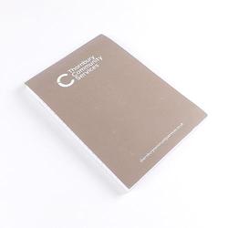 TCS A7 Notepad with Cover - Grey