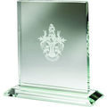 Jade Glass Trophy Plaque