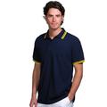 Contrast Tipped Pique Polo Shirt