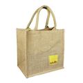 Savills Printed Small Jute Bags 20cm Wide Gusset - pack of 10