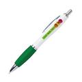White Curvy Ballpen