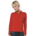 Ladies Safran Pure Long Sleeve Polo