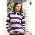 Ladies Striped Rugby Shirt