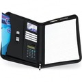 Bedford A4 Zipped Calculator Conference Folder