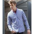 Long Sleeve Checked Cotton Shirt